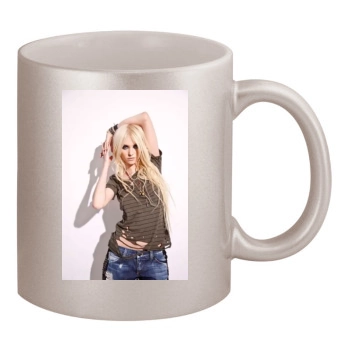 Taylor Momsen 11oz Metallic Silver Mug