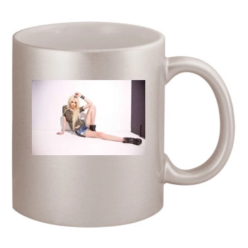 Taylor Momsen 11oz Metallic Silver Mug