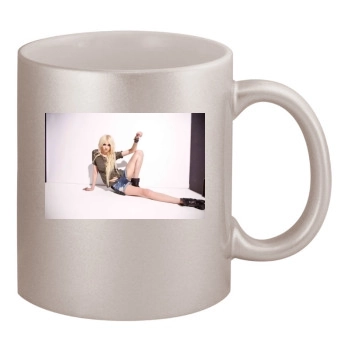 Taylor Momsen 11oz Metallic Silver Mug