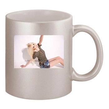 Taylor Momsen 11oz Metallic Silver Mug