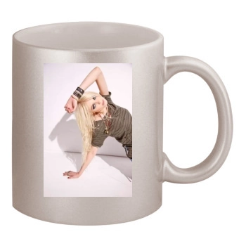 Taylor Momsen 11oz Metallic Silver Mug