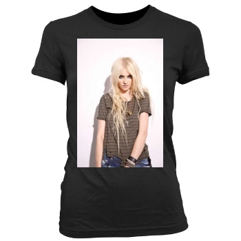 Taylor Momsen Women's Junior Cut Crewneck T-Shirt