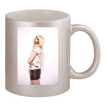 Taylor Momsen 11oz Metallic Silver Mug