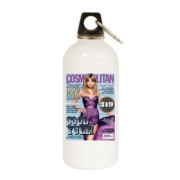 Taylor Swift White Water Bottle With Carabiner