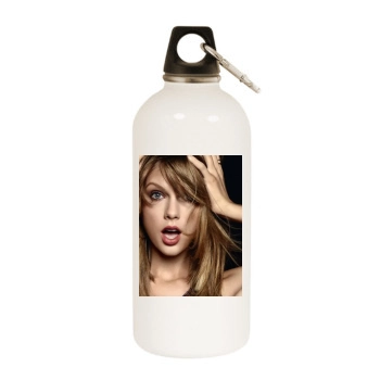 Taylor Swift White Water Bottle With Carabiner