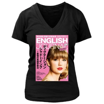 Taylor Swift Women's Deep V-Neck TShirt