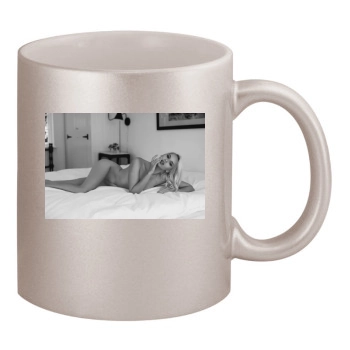 Valeria Dmitrienko 11oz Metallic Silver Mug