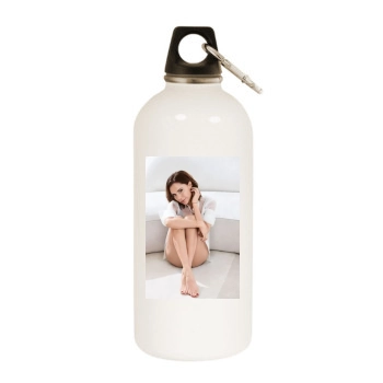 Victoria Beckham White Water Bottle With Carabiner