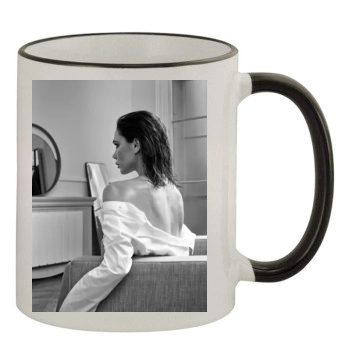 Victoria Beckham 11oz Colored Rim & Handle Mug