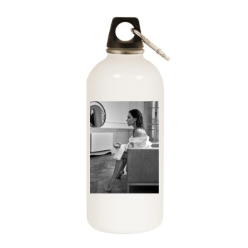 Victoria Beckham White Water Bottle With Carabiner