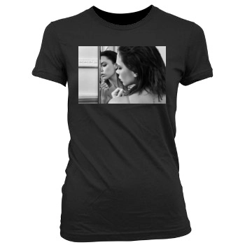 Victoria Beckham Women's Junior Cut Crewneck T-Shirt