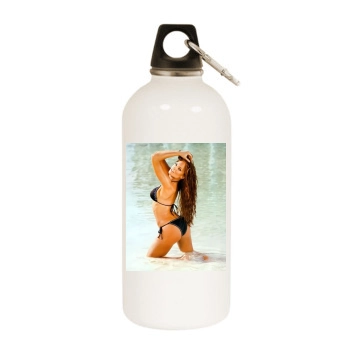 Christy Hemme White Water Bottle With Carabiner