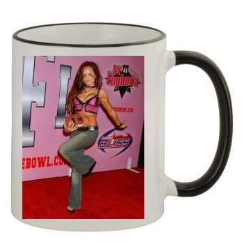 Christy Hemme 11oz Colored Rim & Handle Mug