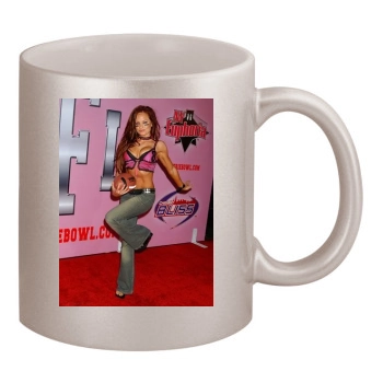 Christy Hemme 11oz Metallic Silver Mug