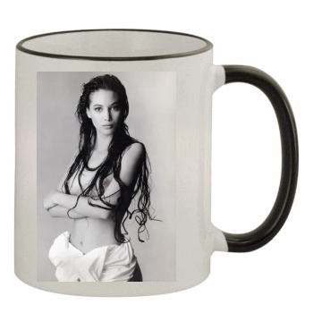 Christy Turlington 11oz Colored Rim & Handle Mug