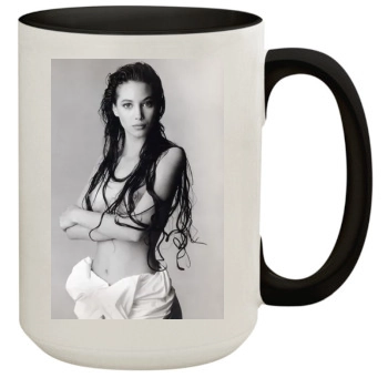 Christy Turlington 15oz Colored Inner & Handle Mug