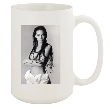 Christy Turlington 15oz White Mug