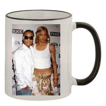 Ciara 11oz Colored Rim & Handle Mug