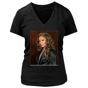 Ciara Women's Deep V-Neck TShirt