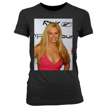 Cindy Margolis Women's Junior Cut Crewneck T-Shirt