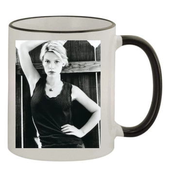 Claire Danes 11oz Colored Rim & Handle Mug