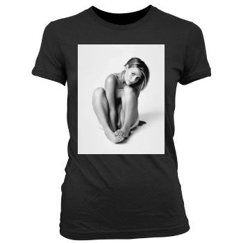 Claire Danes Women's Junior Cut Crewneck T-Shirt