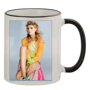 Claire Danes 11oz Colored Rim & Handle Mug