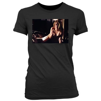 Claire Danes Women's Junior Cut Crewneck T-Shirt