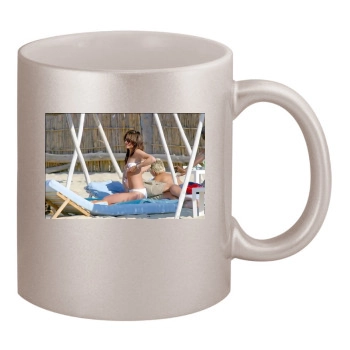 Claire Forlani 11oz Metallic Silver Mug