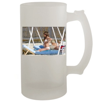 Claire Forlani 16oz Frosted Beer Stein