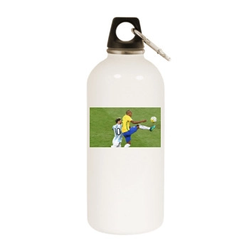 Fernandinho White Water Bottle With Carabiner