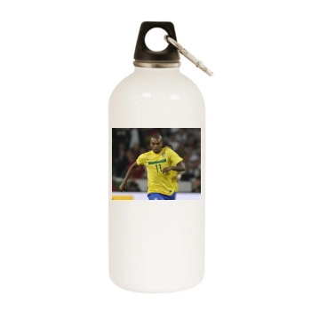 Fernandinho White Water Bottle With Carabiner