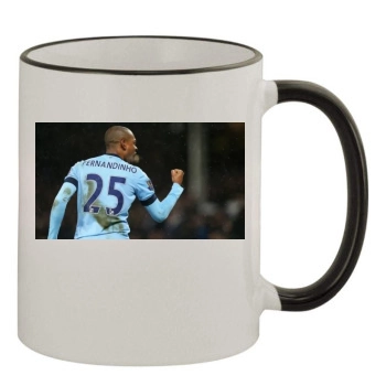 Fernandinho 11oz Colored Rim & Handle Mug