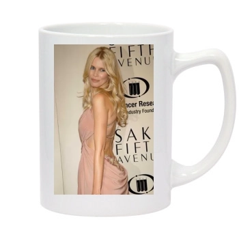 Claudia Schiffer 14oz White Statesman Mug