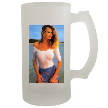 Claudia Schiffer 16oz Frosted Beer Stein