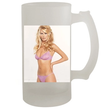 Claudia Schiffer 16oz Frosted Beer Stein