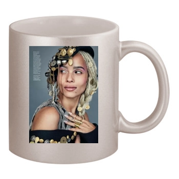 Zoe Kravitz 11oz Metallic Silver Mug