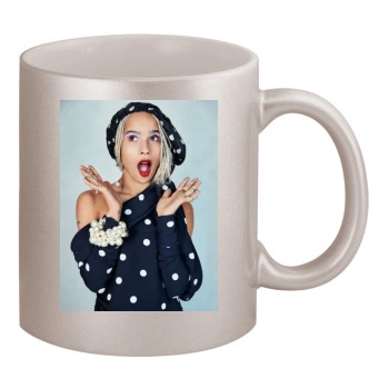 Zoe Kravitz 11oz Metallic Silver Mug