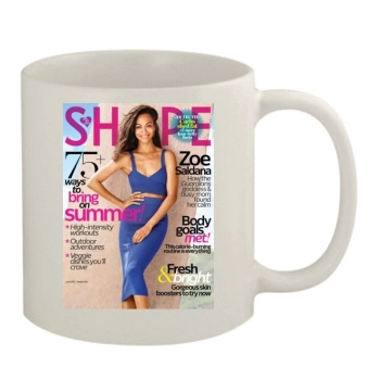 Zoe Saldana 11oz White Mug