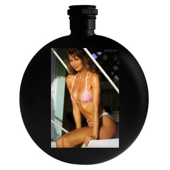 Claudia Schiffer Round Flask