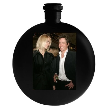 Claudia Schiffer Round Flask