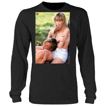 Claudia Schiffer Men's Heavy Long Sleeve TShirt