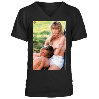 Claudia Schiffer Men's V-Neck T-Shirt