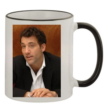 Clive Owen 11oz Colored Rim & Handle Mug