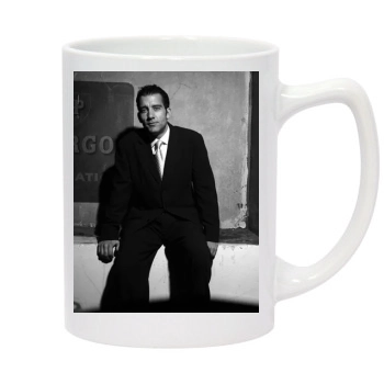 Clive Owen 14oz White Statesman Mug