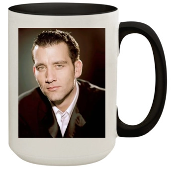 Clive Owen 15oz Colored Inner & Handle Mug