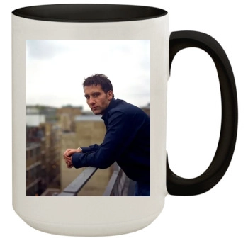 Clive Owen 15oz Colored Inner & Handle Mug