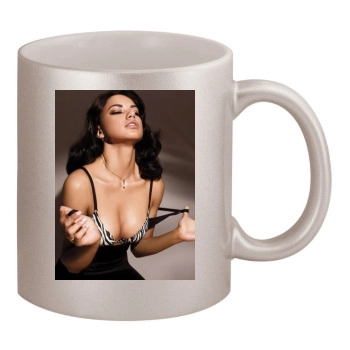 Adriana Lima 11oz Metallic Silver Mug