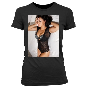 Adriana Lima Women's Junior Cut Crewneck T-Shirt