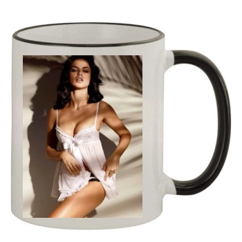 Adriana Lima 11oz Colored Rim & Handle Mug